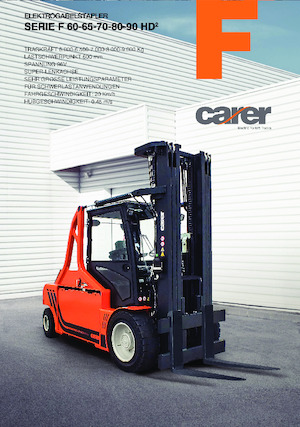 Carretillas elevadoras eléctricas Carer F 80 HD²