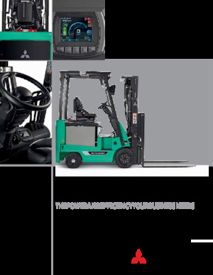 Carretillas elevadoras eléctricas Mitsubishi FBC18LN