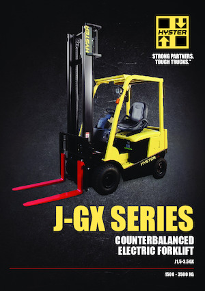 Carretillas elevadoras eléctricas Hyster J2.0GX