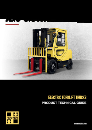 Carretillas elevadoras eléctricas Hyster J2.5XTLG