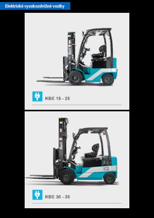 Carretillas elevadoras eléctricas Baoli KBE 30