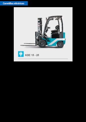 Carretillas elevadoras eléctricas Baoli KBE 30