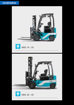 Carretillas elevadoras eléctricas Baoli KBE 30