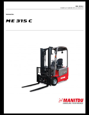 Carretillas elevadoras eléctricas Manitou ME 315 C