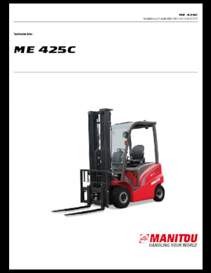Carretillas elevadoras eléctricas Manitou ME 425 C