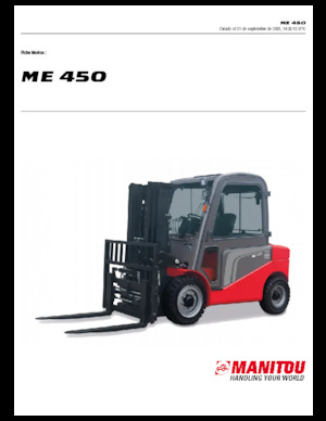 Carretillas elevadoras eléctricas Manitou ME 450