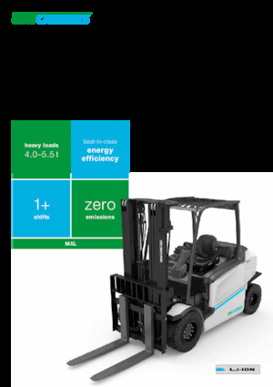 Carretillas elevadoras eléctricas UniCarriers MXL-55H