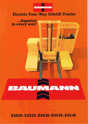 Carretillas multidireccionales eléctricas Baumann E4S 35/08/33
