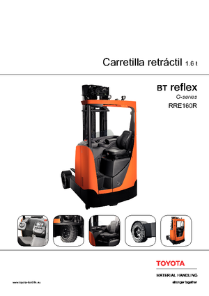 Carretillas elevadoras eléctricas BT Reflex RRE 160 R