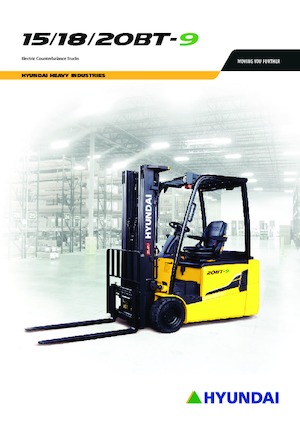 Carretillas elevadoras eléctricas Hyundai 20 BT 9 ac