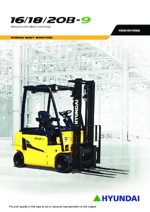 Carretillas elevadoras eléctricas Hyundai 16B-9