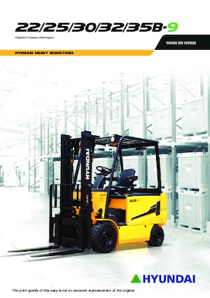 Carretillas elevadoras eléctricas Hyundai 32B-9