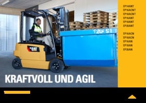 Carretillas elevadoras eléctricas Caterpillar EP16AN