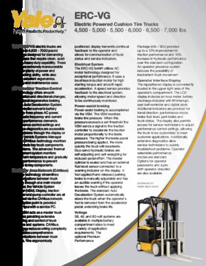 Carretillas elevadoras eléctricas Yale ERC060VG