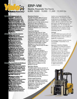 Carretillas elevadoras eléctricas Yale ERP080VM