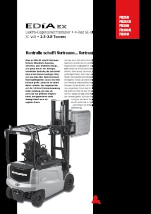 Carretillas elevadoras eléctricas Mitsubishi FB25CN