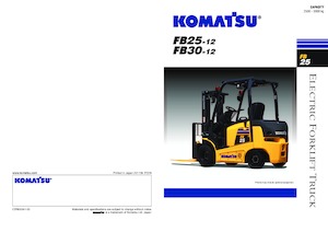Carretillas elevadoras eléctricas Komatsu FB25-12