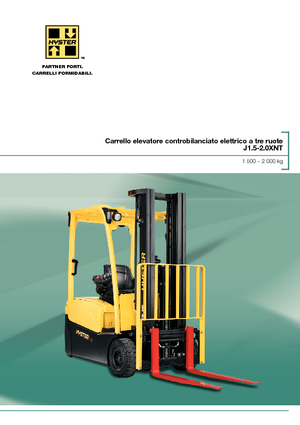 Carretillas elevadoras eléctricas Hyster J1.8XNT (LWB)