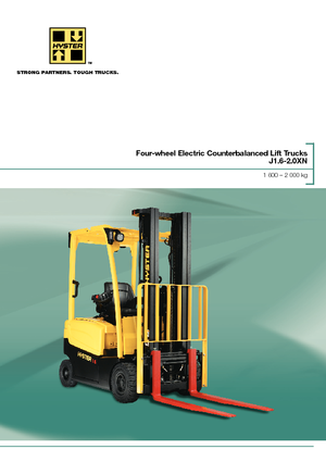 Carretillas elevadoras eléctricas Hyster J1.6XN (MWB)