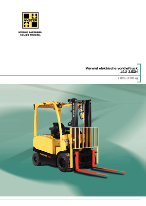 Carretillas elevadoras eléctricas Hyster J3.0XN