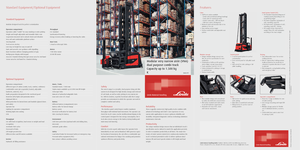 Carretillas apiladoras VNA Linde K - 1,5 t