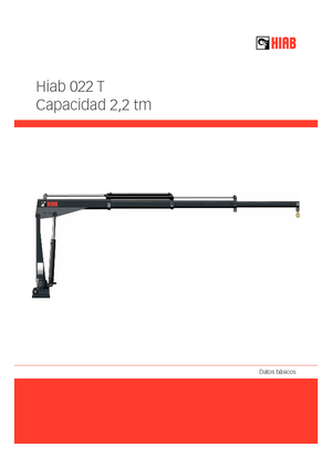 Grúas  de carga eléctricas Hiab 022 T-2 ELT