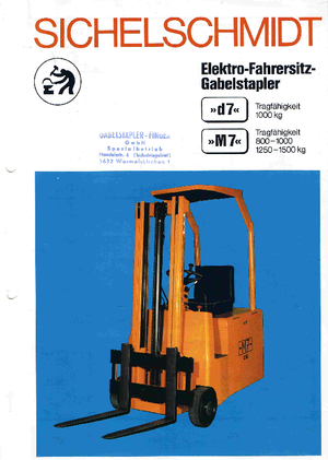 Carretillas elevadoras eléctricas Sichelschmidt M 7-10