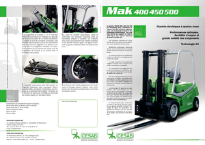 Carretillas elevadoras eléctricas Cesab MAK 450 AC