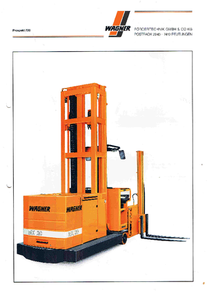 Carretillas elevadoras de carga lateral eléctricas Wagner MX 20 TE 3.900