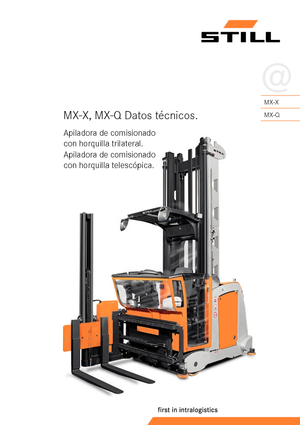 Carretillas elevadoras de carga lateral eléctricas Still MX-X