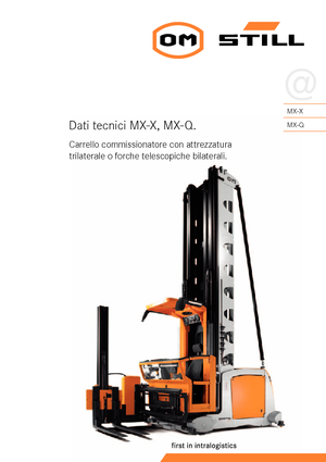 Carretillas elevadoras de carga lateral eléctricas Still MX-X