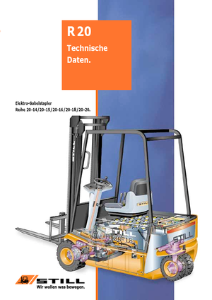 Carretillas elevadoras eléctricas Still R 20-20