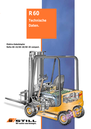 Carretillas elevadoras eléctricas Still R 60-20 C