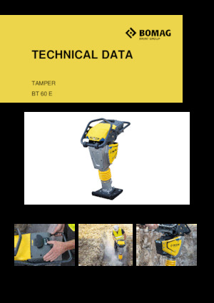 Apisonadores eléctricos Bomag BT 60 E 