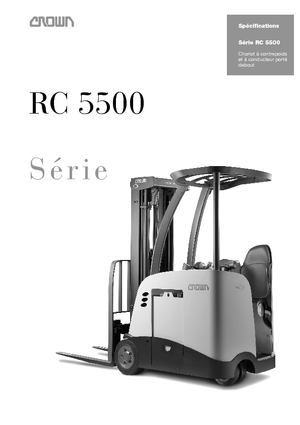 Carretillas elevadoras eléctricas Crown RC 5530 1,5
