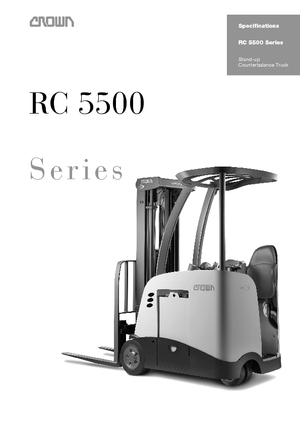 Carretillas elevadoras eléctricas Crown RC 5530 1,5
