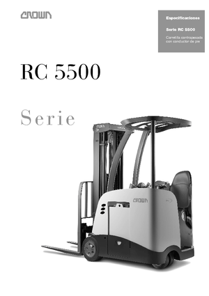 Carretillas elevadoras eléctricas Crown RC 5530 1,5