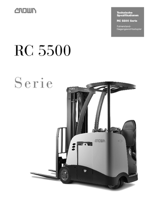 Carretillas elevadoras eléctricas Crown RC 5535 1.5