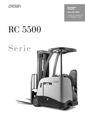 Carretillas elevadoras eléctricas Crown RC 5540 1.8