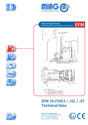 Carretillas retráctiles eléctricas antideflagrantes Miag EFM 20 XE 3