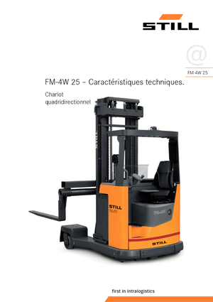 Carretillas elevadoras eléctricas Still FM 4 W 25