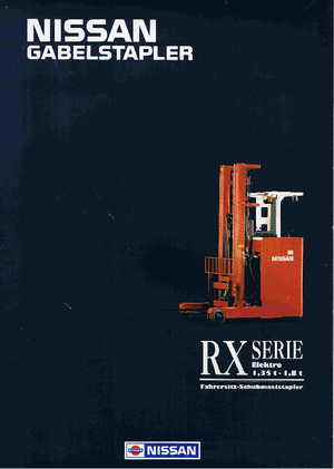 Carretillas elevadoras eléctricas Nissan JHC 01 L 18 CU