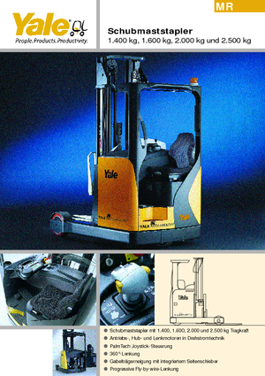 Carretillas elevadoras eléctricas Yale MR14