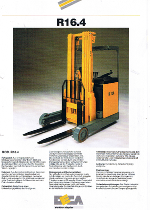 Carretillas elevadoras eléctricas Deca R 16.4