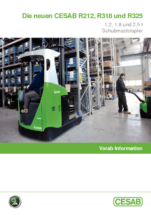 Carretillas elevadoras eléctricas Cesab R 212