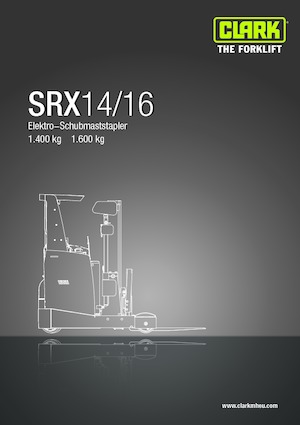 Carretillas elevadoras eléctricas Clark SRX 16