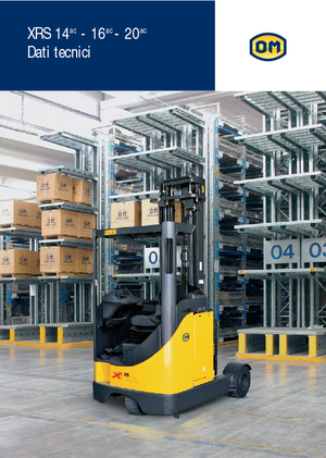 Carretillas elevadoras eléctricas OM XRS 14