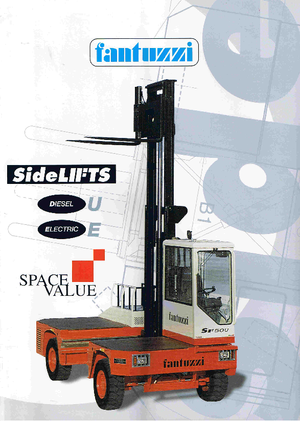 Carretillas elevadoras de carga lateral eléctricas Fantuzzi SF 40 E