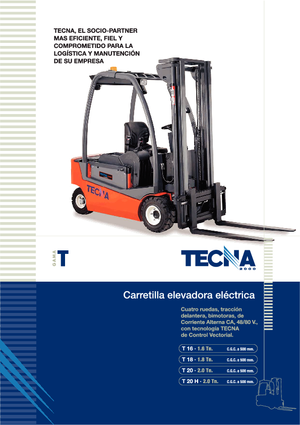 Carretillas elevadoras eléctricas Tecna T 18