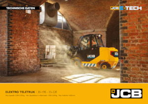 Manipuladoras telescópicas eléctricas JCB TLT 30-19E  